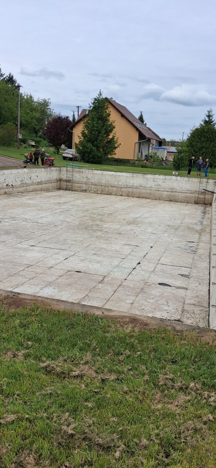 Čištění požární nádrže